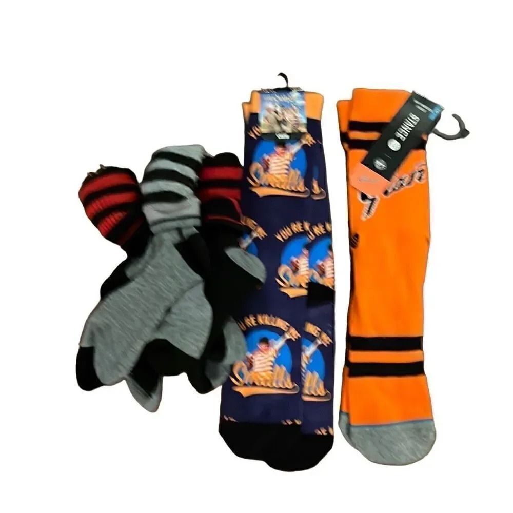 Random boys, sport socks, five pair. Two new with tag.